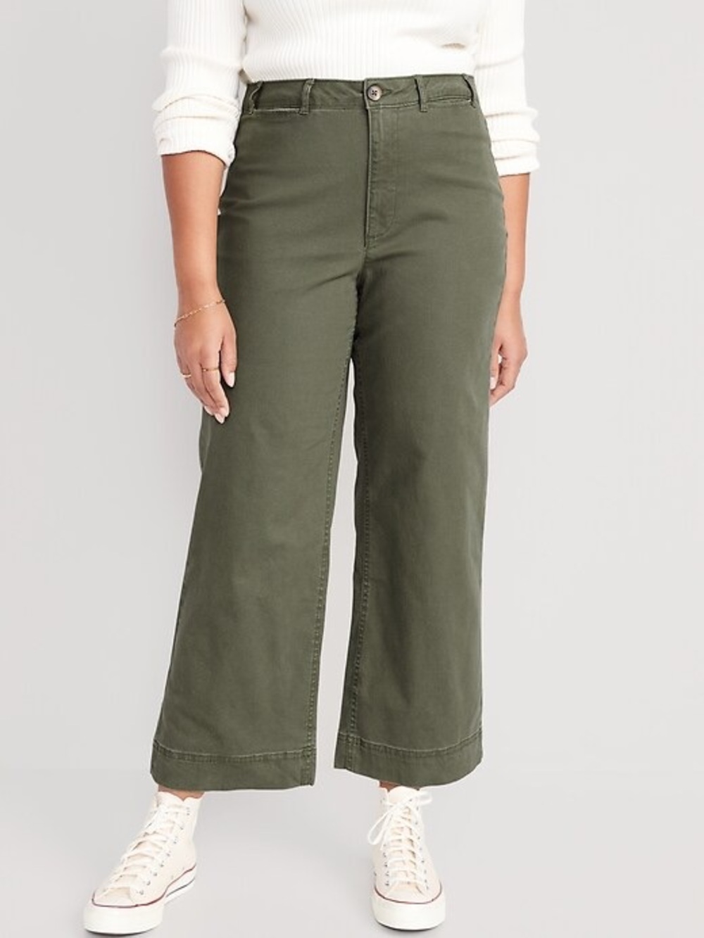 NWT Old Navy High Waisted Crop Chino